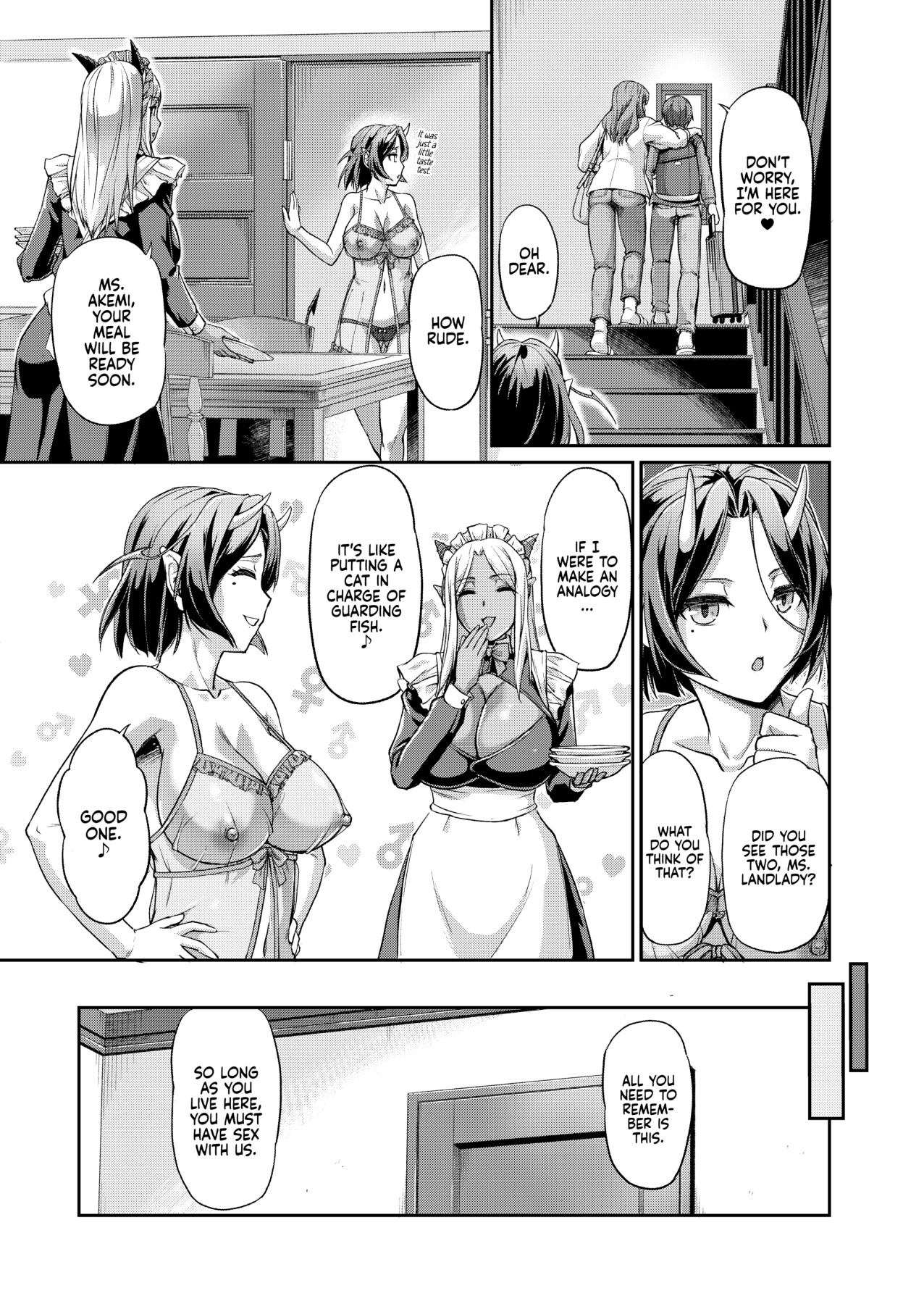 Hentai Manga Comic-Daily Life at the Monster Girl Manor-Read-38